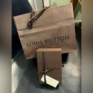 Louis Vuitton box and gift bag